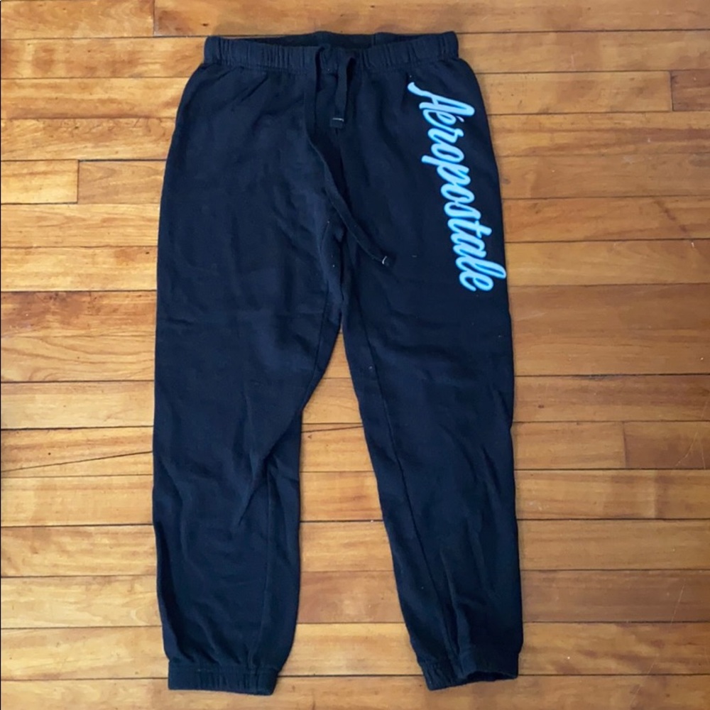 Black Aeropostale joggers